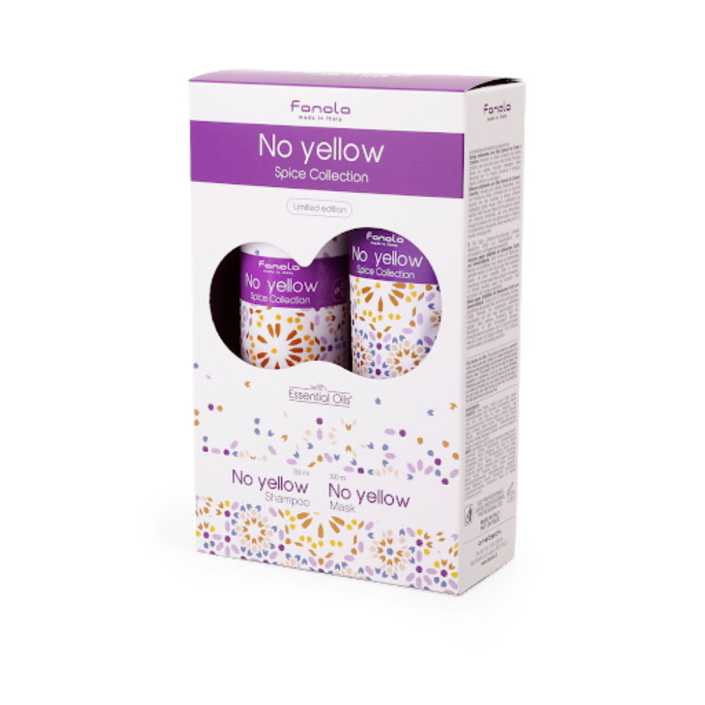 Set Fanola: No Yellow Spice Collection, Hair Treatment Cream Mask, For Neutralisation Of Yellow - view 2