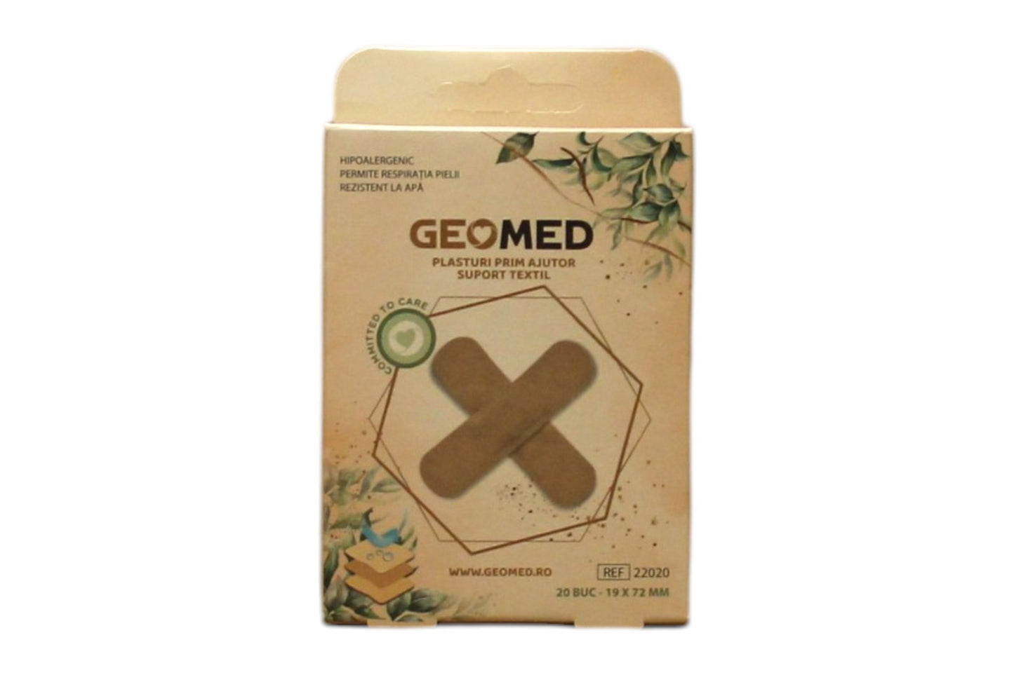 Set, Geomed, Geomed, Protective, Wound Dressings, 19 x 72 mm, 20 pcs