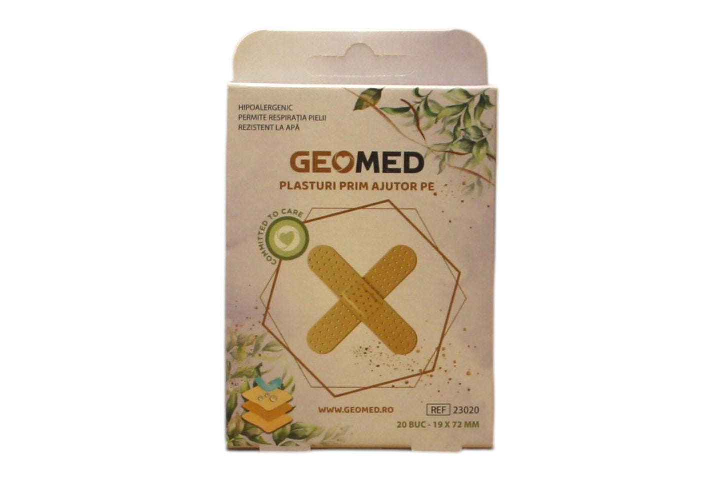 Set, Geomed, Geomed, Protective, Wound Dressings, 19 x 72 mm, 20 pcs