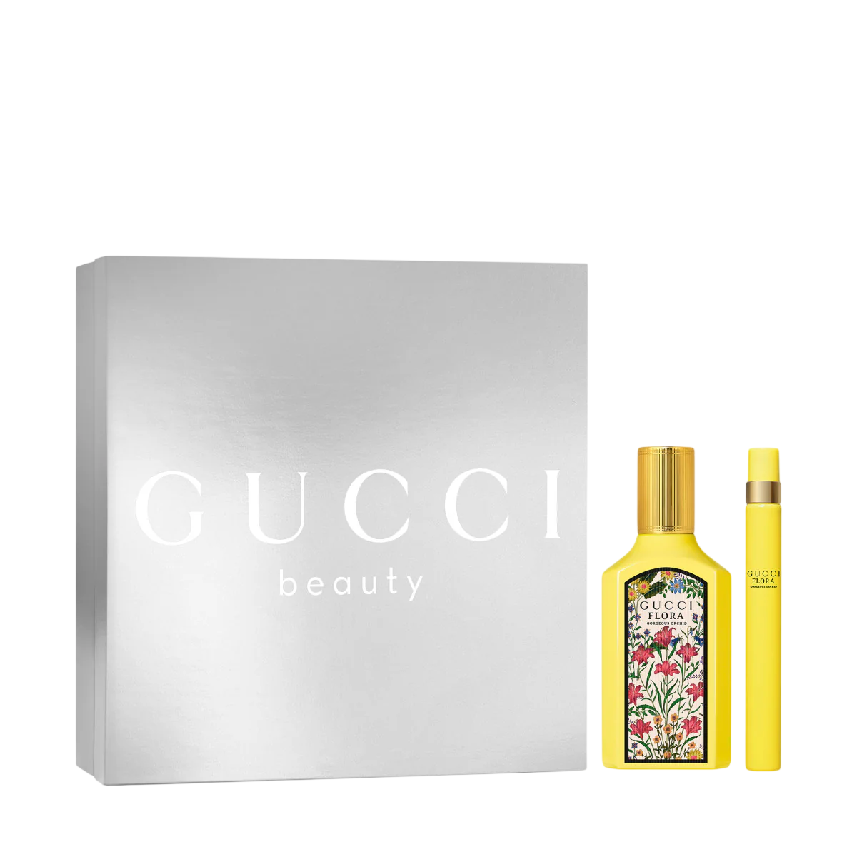 Set Gucci: Flora Gorgeous Orchid, Eau De Parfum, For Women, 50 ml + Flora Gorgeous Orchid, Eau De Parfum, For Women, 10 ml