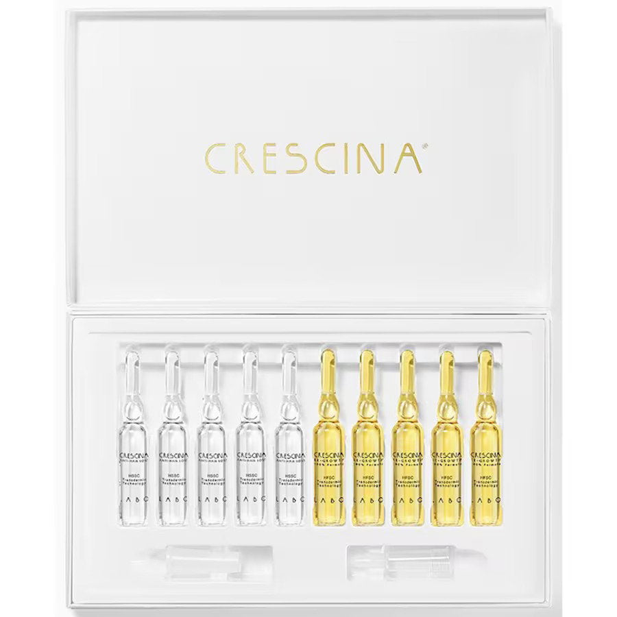 Set, Labo Cosprophar Suisse,  Crescina Follicular Islands 1900, For Growth Stimulation, Ampoules Treatment Serum, For Scalp, For Men, 10 + 10 pcs