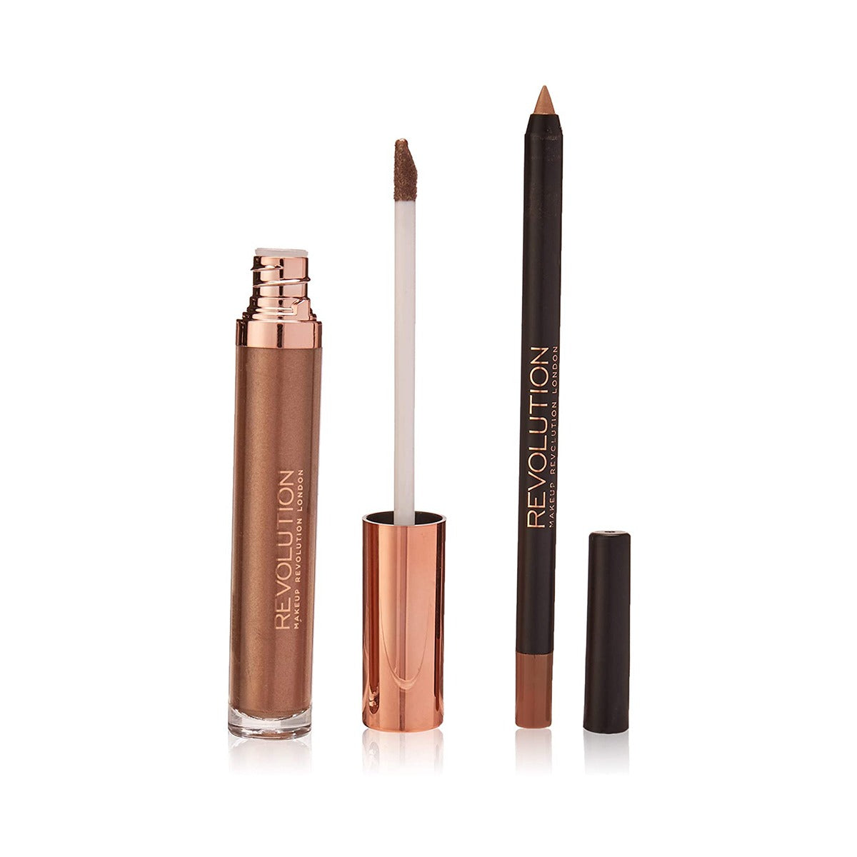 Set Makeup Revolution: Retro Luxe, Metallic, Liquid Lipstick, Sovereign, 5.5 ml + Retro Luxe, Lip - view 2