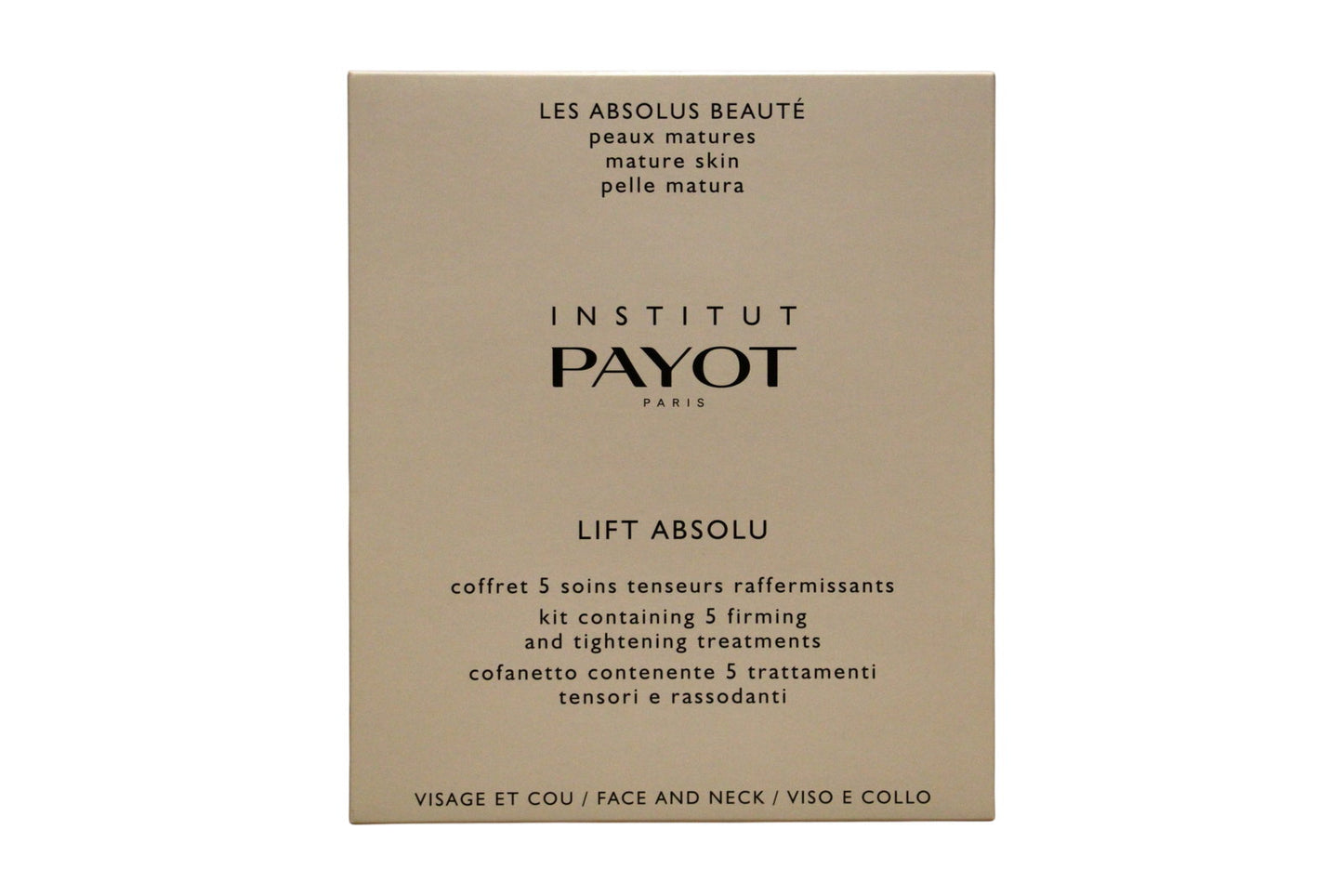 Set, Payot, Lift Absolu, Hydrogel, Firming, Cream Mask, For Face & Neck, 10 pcs