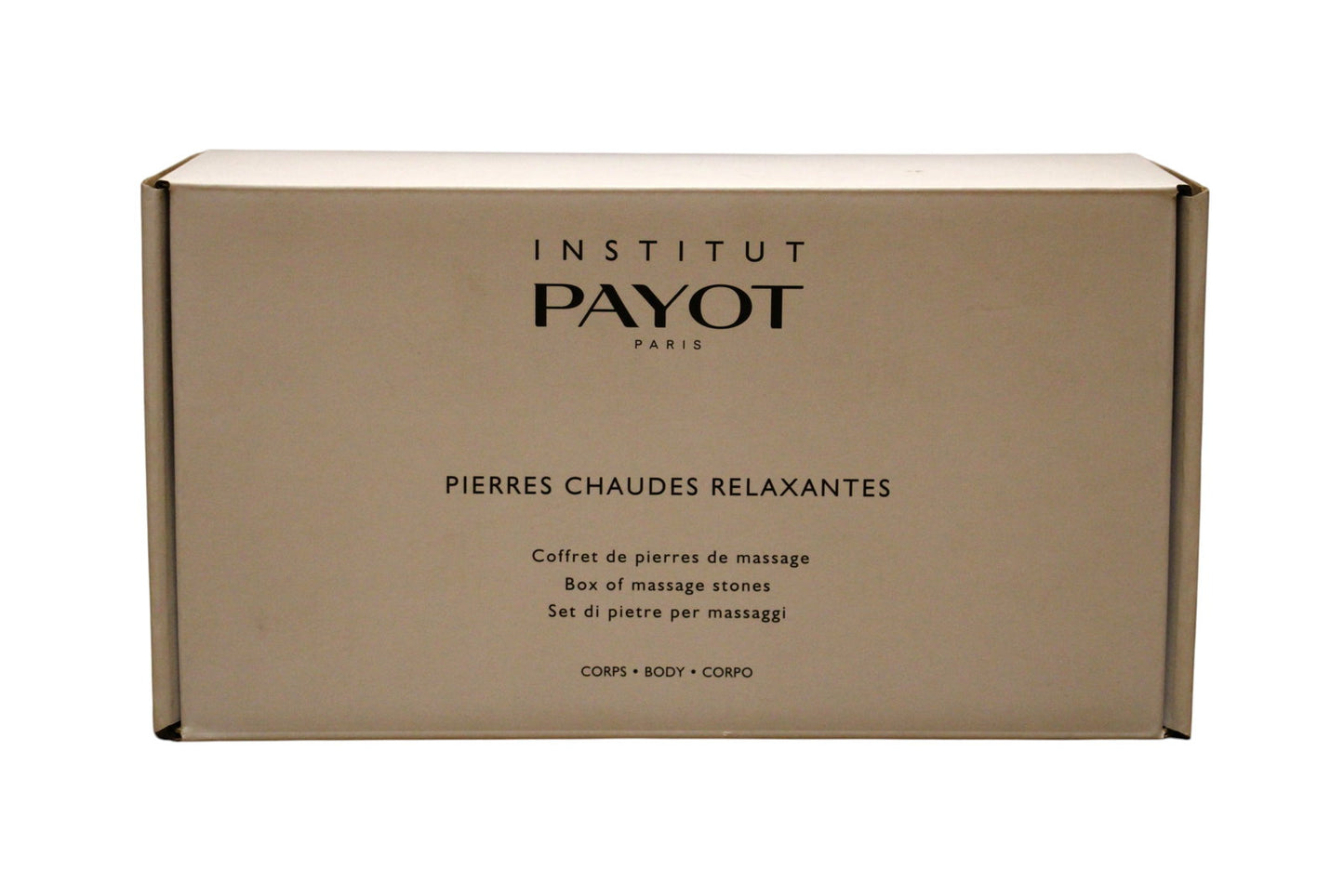 Set, Payot, Pro Box, Dark Gray, Relaxing, Body Massage Stone, 4 pcs