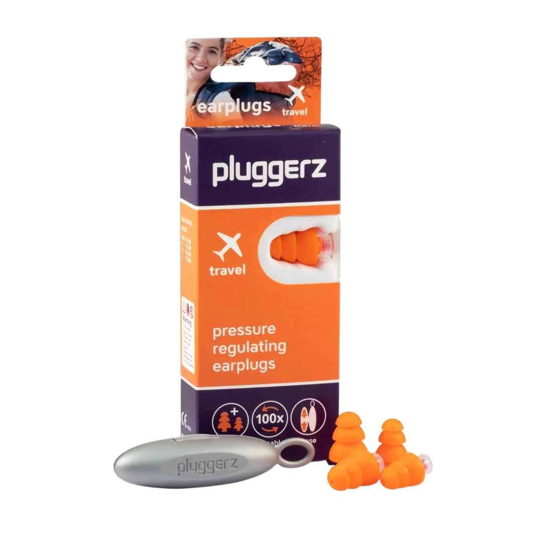 Set, Pluggerz, Travel, Sound Control, Earplugs, 4 pcs