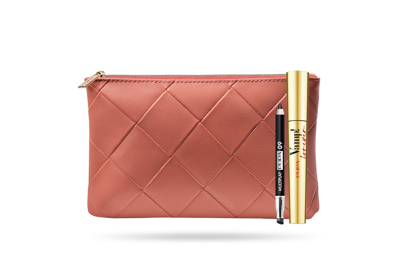 Set Pupa: Multiplay, Double-Ended, Eyeshadow & Kajal Eyeliner 2-In-1, 09, Deep Black, 1.2 g + Vamp! Mascara