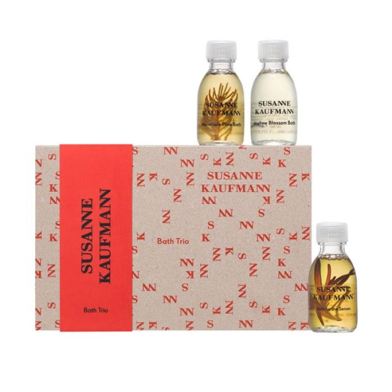 Bath Trio Set Susanne Kaufmann: Body Care Bath, For The Senses, Nourishing, Bath Oil, 30 ml + Body Care Bath