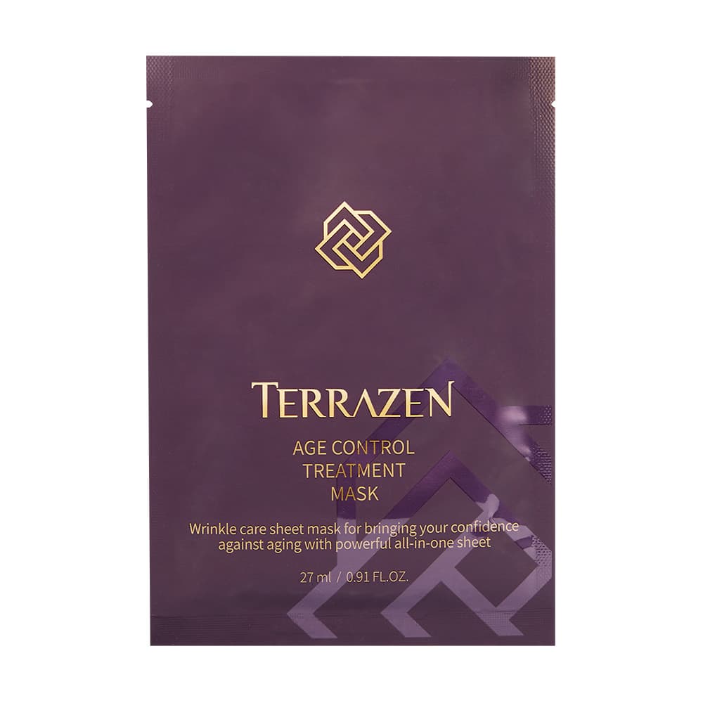 Set, Terrazen, Age Control, Firming, Sheet Mask, Face, 10 pcs, 27 ml