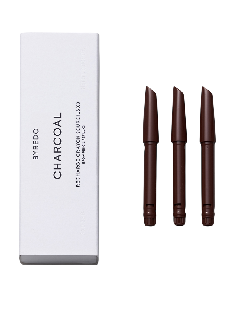 Set Trio, Byredo, All-In-One, Eyebrow Cream Pencil, 04, Charcoal, Refill, 3 pcs, 0.25 g