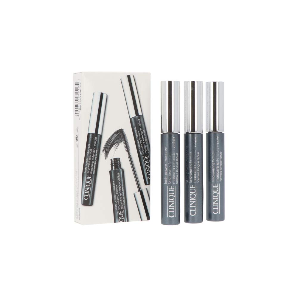 Set Trio, Clinique, Lash Power, Mascara, 01, Black Onyx, 3 pcs, 6 ml
