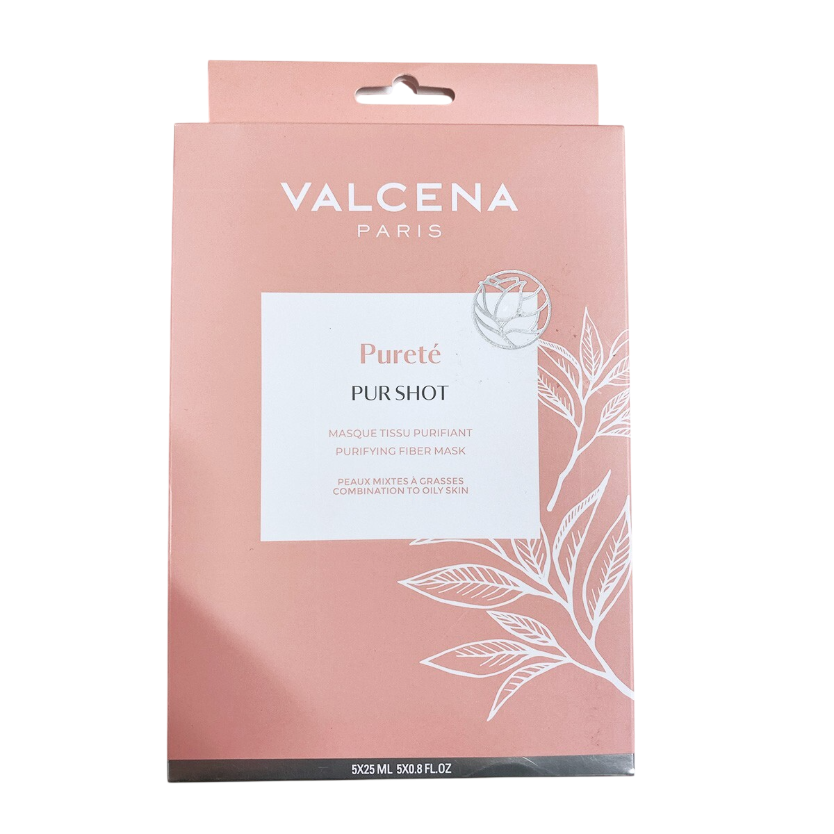 Set, Valcena, Pur Shot, Purifying, Sheet Mask, For Face, 5 pcs, 25 ml