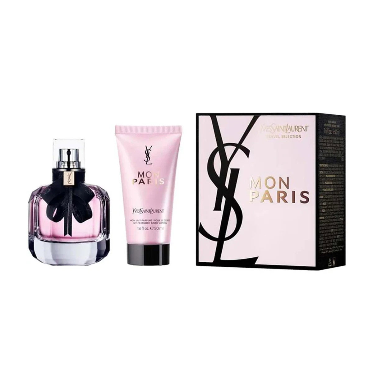 Set Yves Saint Laurent: Mon Paris, Eau De Parfum, For Women, 50 ml + Mon Paris, Moisturizing, Day, Body Lotion, 50 ml