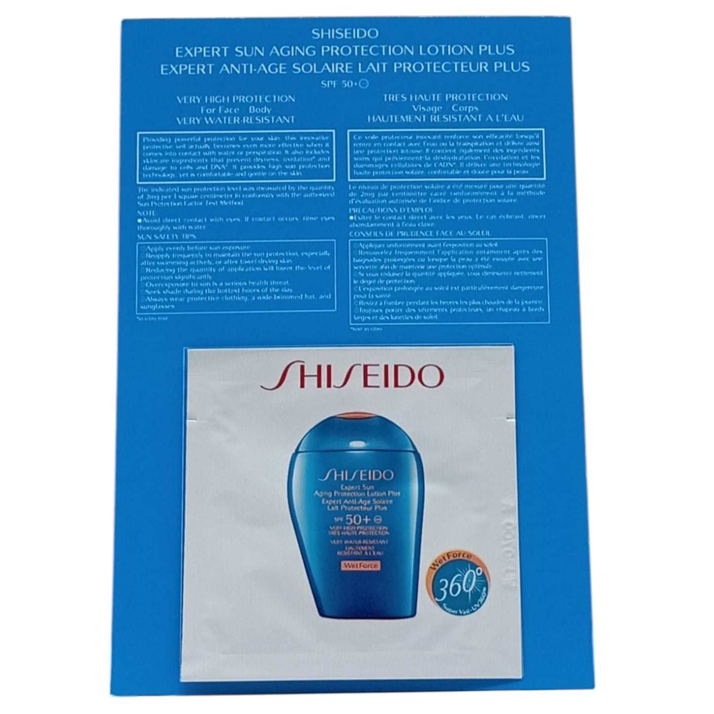 Shiseido, Expert Sun, Sun Protection, Sunscreen Lotion, SPF 50+, 2 ml *Sample - view 2