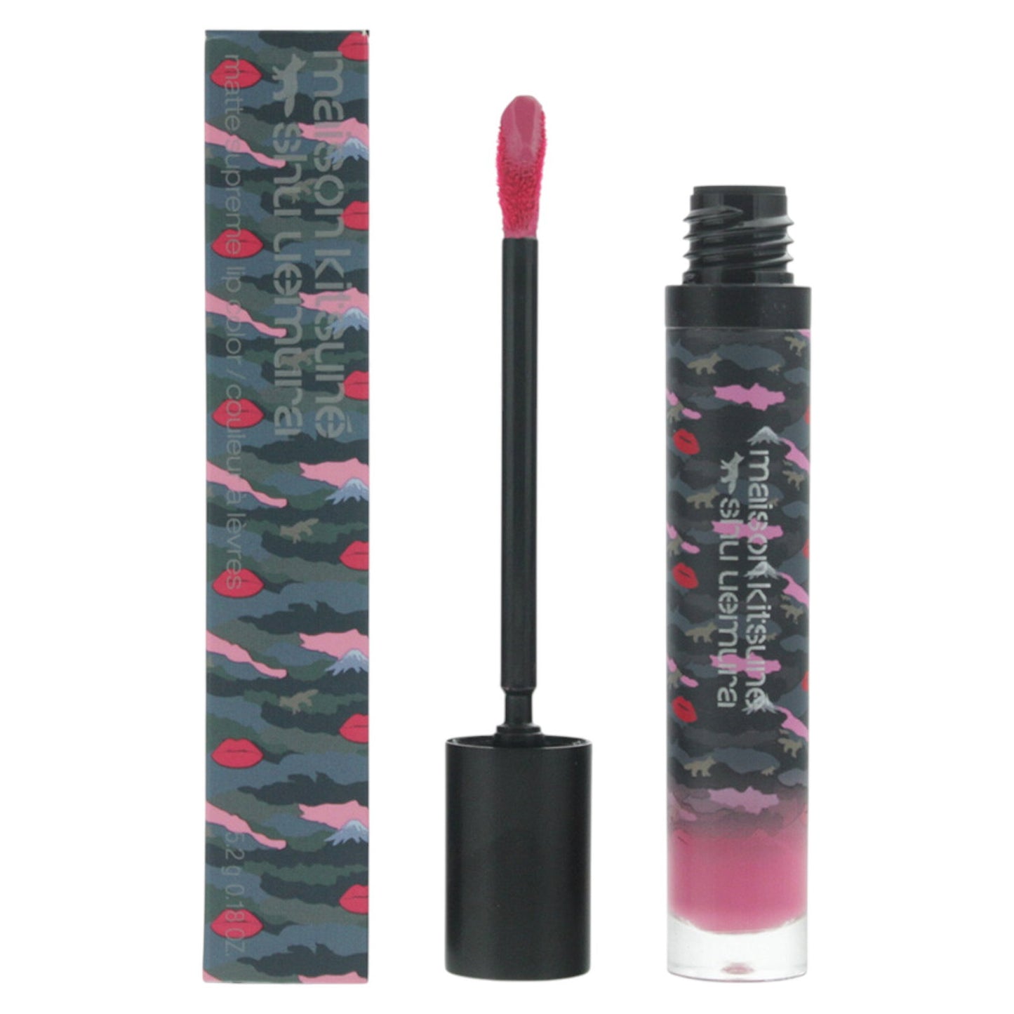 Shu Uemura, Maison Kitsune, Hydrating, Cream, Cream Lipstick, 378, Pink, 5.2 g