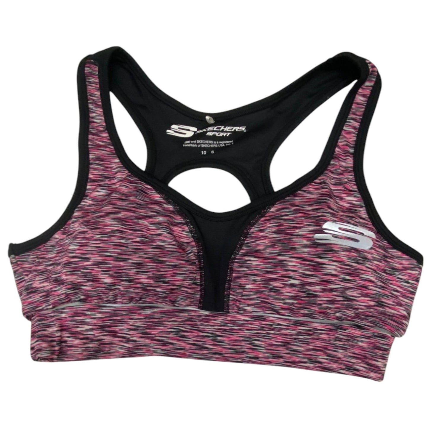 Skechers, Erinlined, Sports Women Synthetic Bra, Magenta, For Women, Size 10