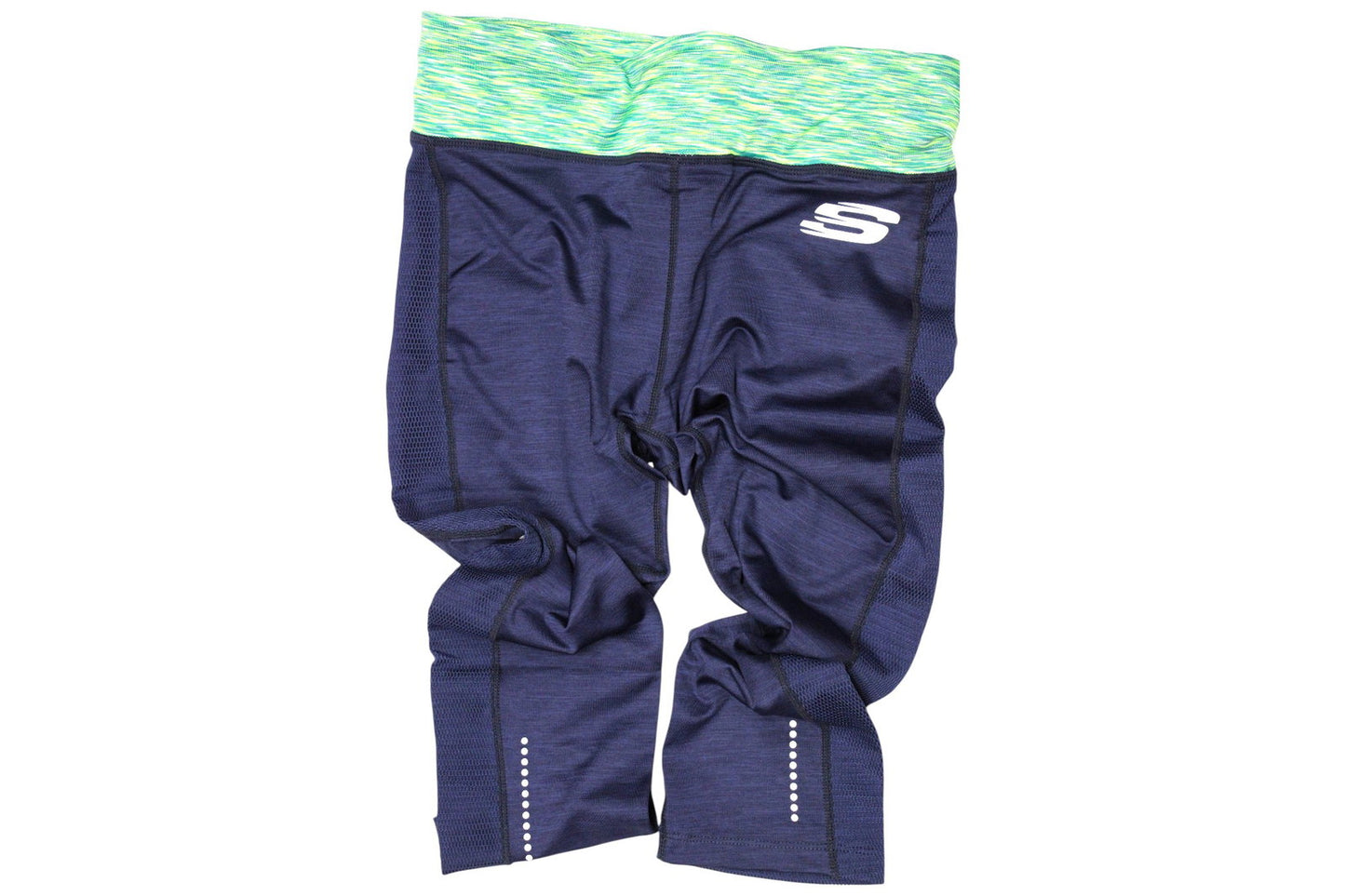 Skechers, GoWalk, Sports Women Synthetic Leggings, Dark Blue, Size 12