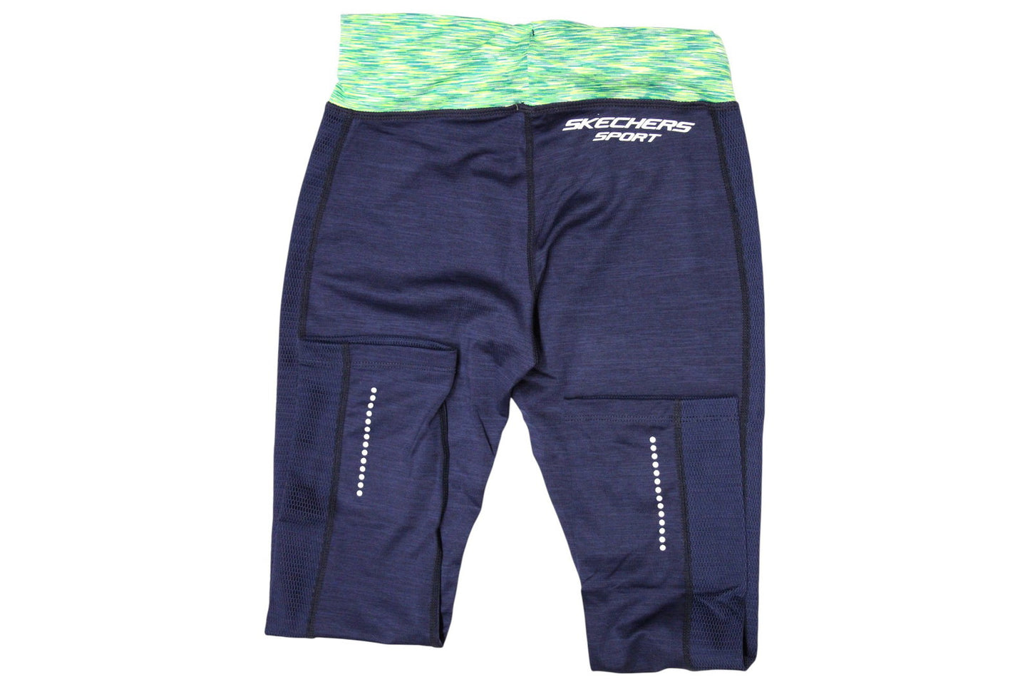 Skechers, Kaylee Deep, Sports Women Synthetic Leggings, Navy, Size 8 - view 2
