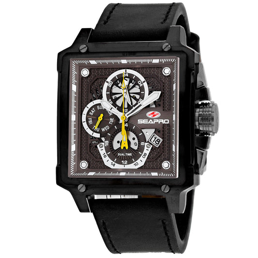 Seapro Reloj para hombre de doble temporizador