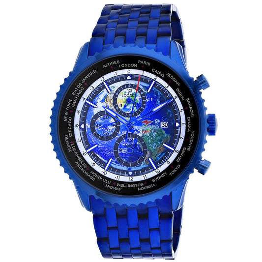Seapro Reloj para hombre Meridian World Timer GMT