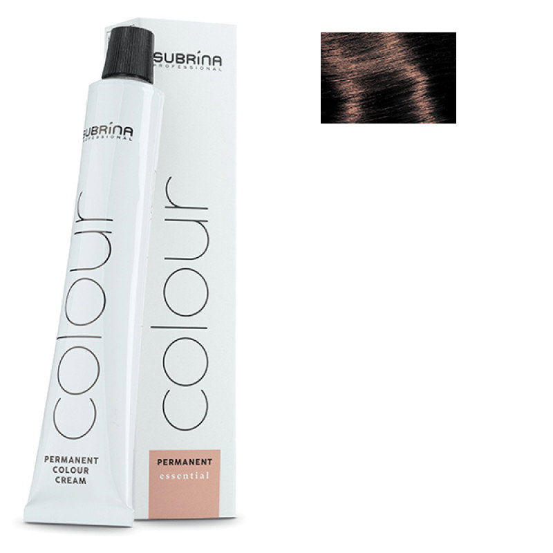 Subrina Professional, Essential Colour, Permanent Hair Dye, 4/7 Chestnut Medium Chestnut, 100 ml