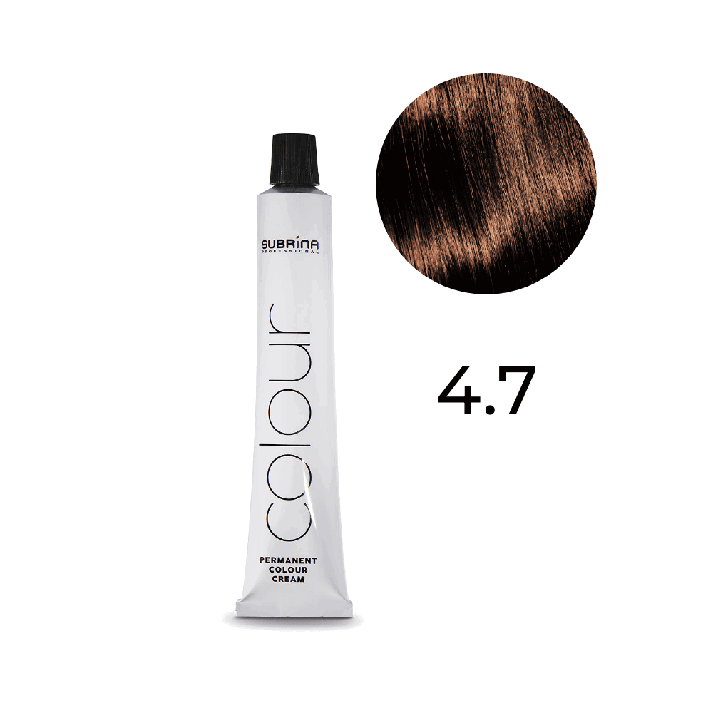 Subrina Professional, Essential Colour, Permanent Hair Dye, 4/7 Chestnut Medium Chestnut, 100 ml