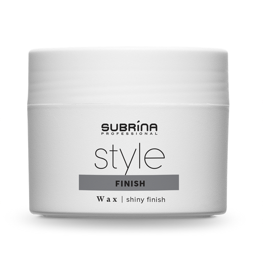 Subrina Professional, Style Finish, Hair Styling Wax, Shiny Finish, Flexible Hold, 100 ml