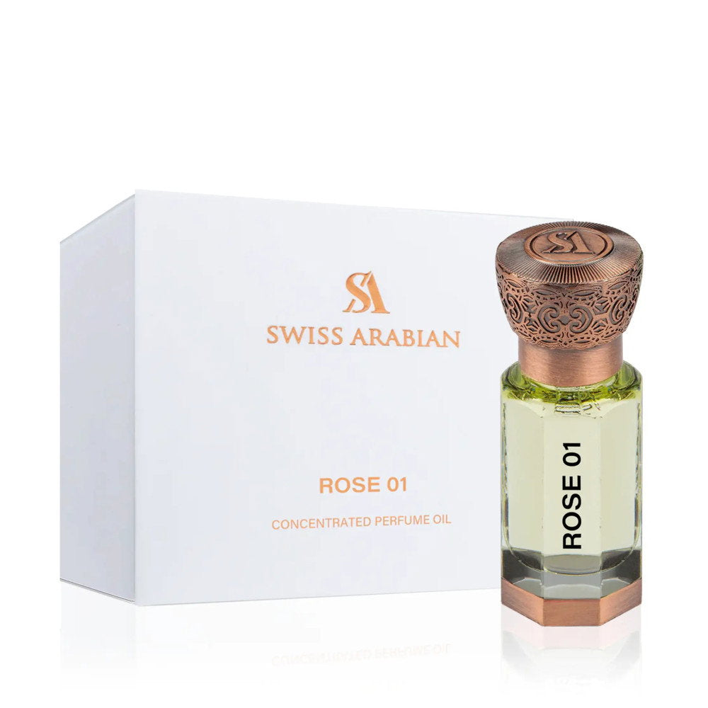 Swiss Arabian, Rose 01, Perfume Oil, Unisex, 12 ml