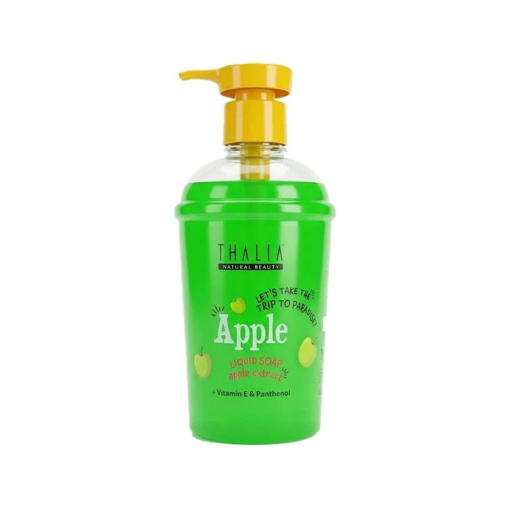 Thalia Natural Beauty, Apple, Cleansing & Hydrating, Liquid Soap, For Body & Hands, 400 ml