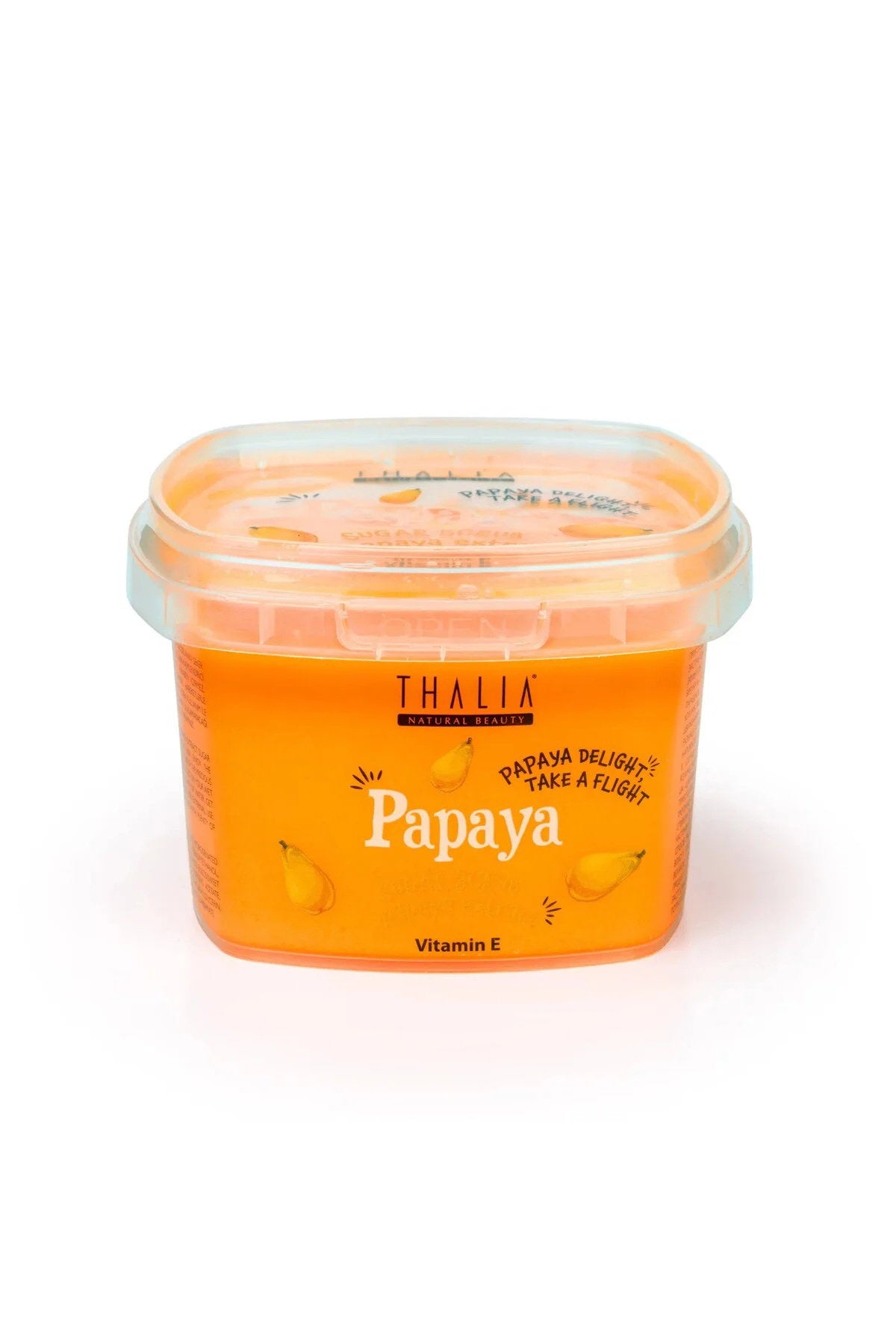 Thalia Natural Beauty, Papaya, Smoothing, Body Scrub, 300 ml