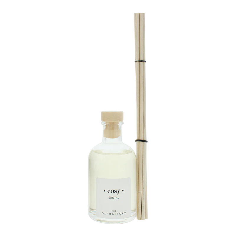 The Olphactory, Cosy Santal, Fragrance Sticks, Aroma Reed Diffuser, 100 ml