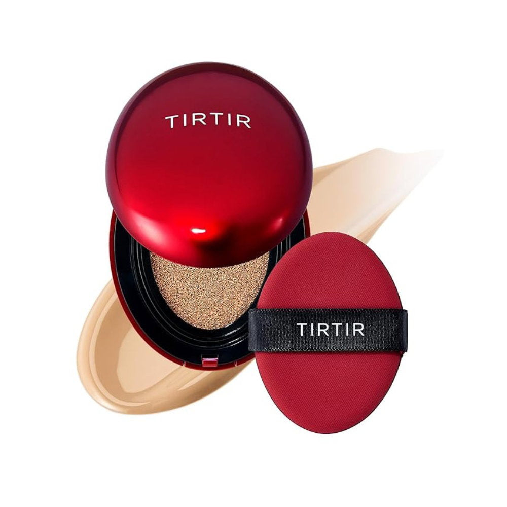 Tirtir, Mask Fit Red Cushion, Matte Finish, Compact Foundation, 27N, Camel, SPF 40, 18 g