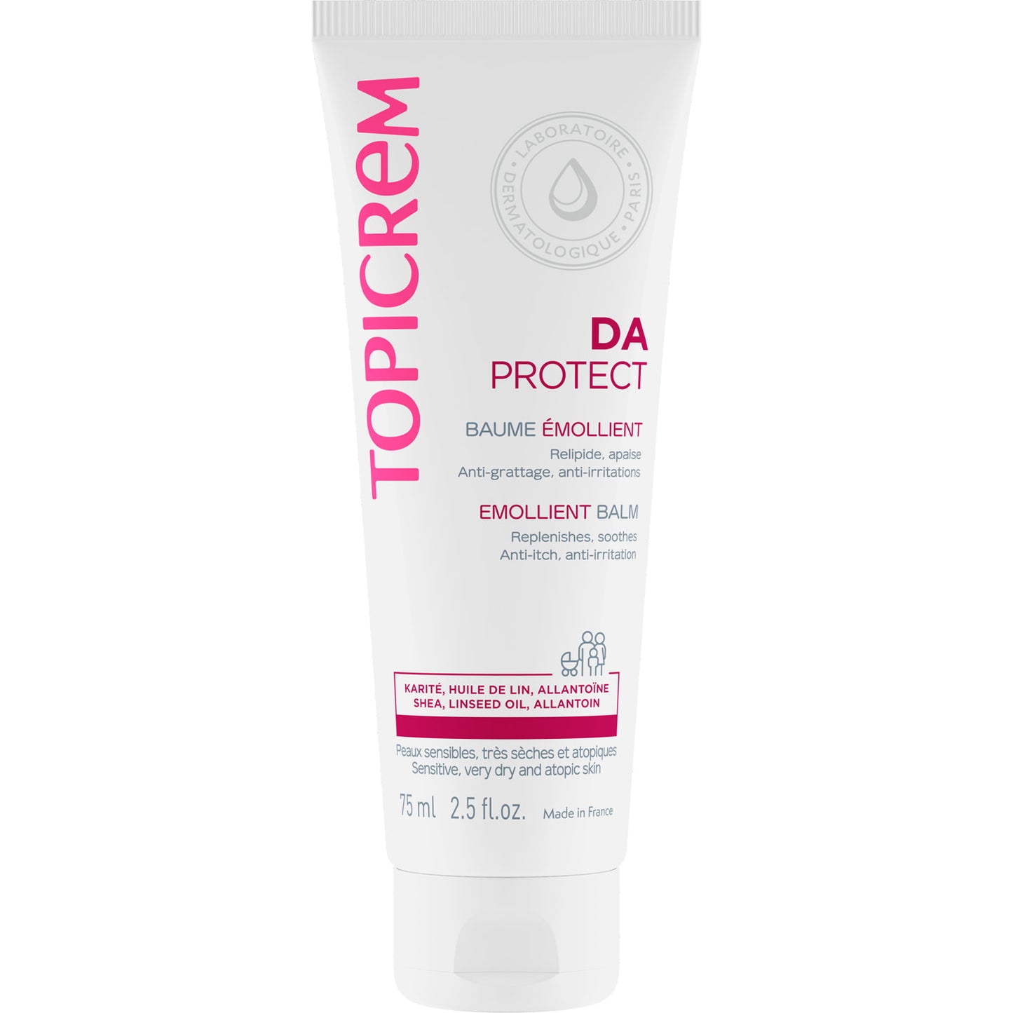 Topicrem, Da Protect, Emollient, Balm, 75 ml