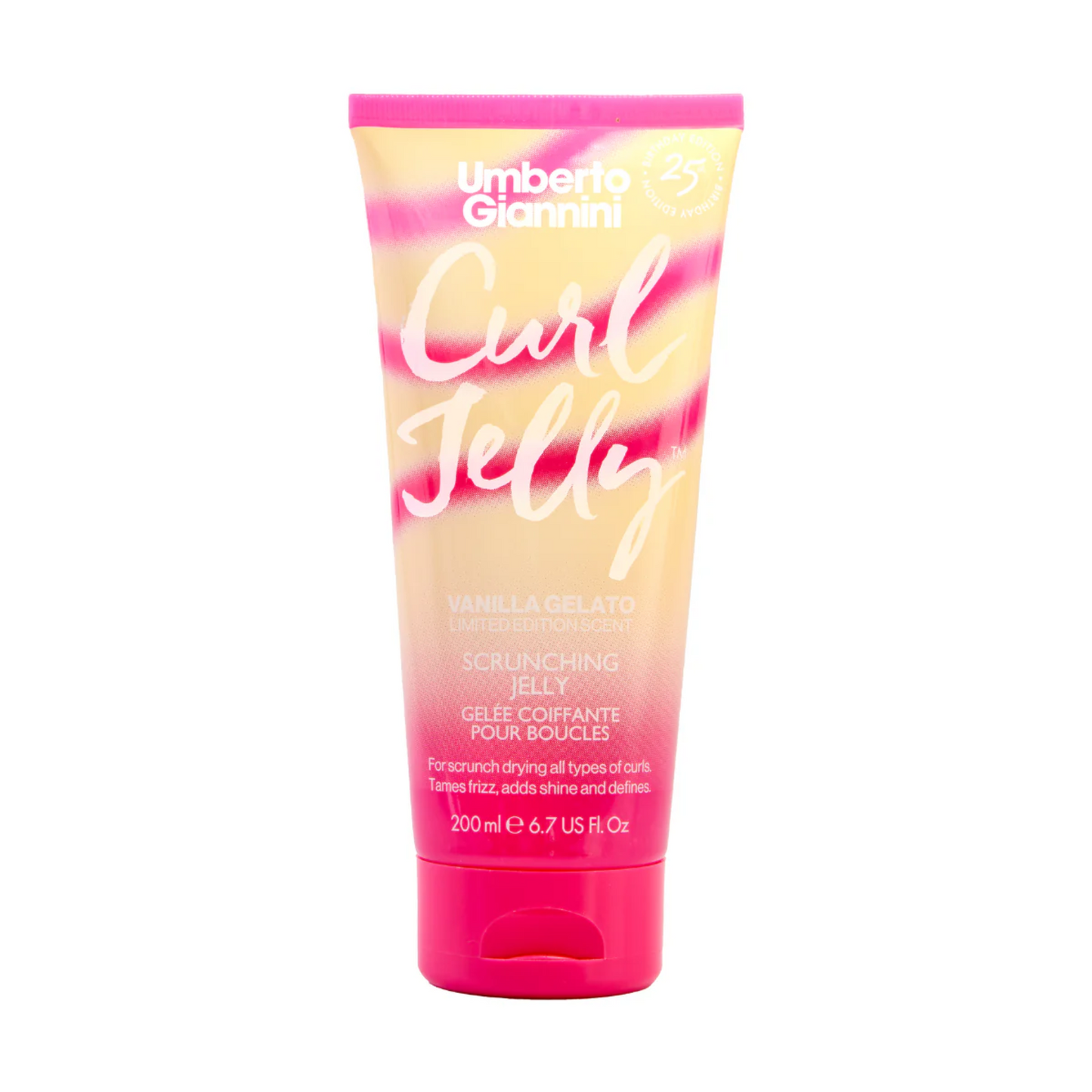 Umberto Giannini, Curl Jelly, Hair Styling Gel, Curl Defining, Medium Hold, 200 ml