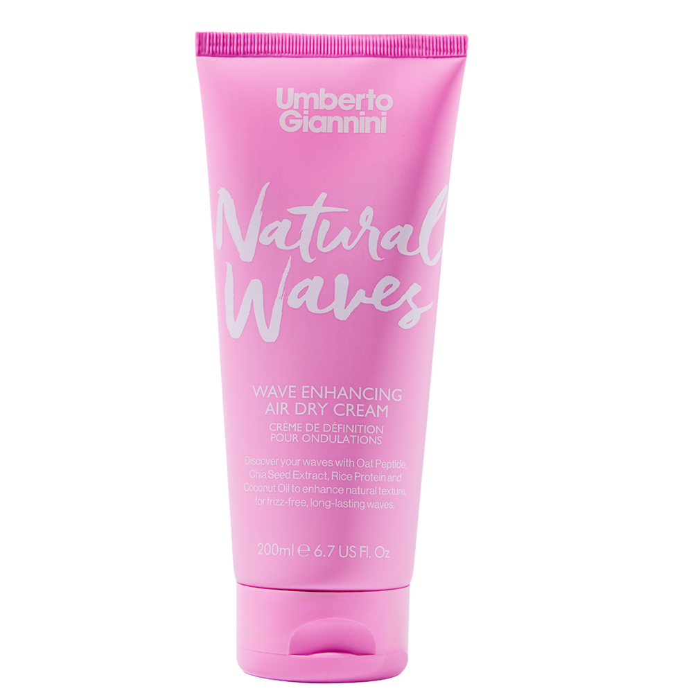 Umberto Giannini, Glazed Waves, Hair Leave-In Cream Treatment, Defining & Anti-Frizz, 200 ml