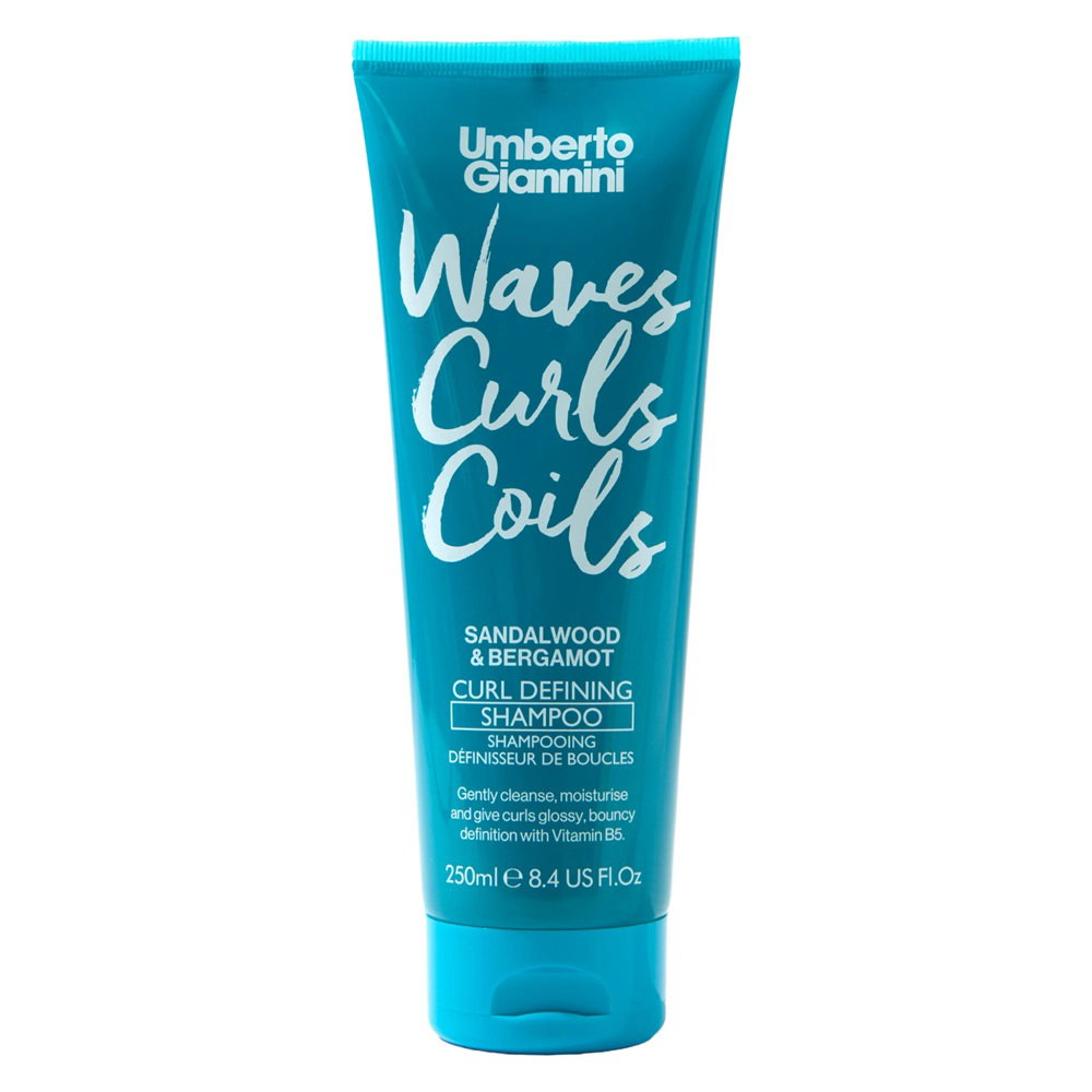 Umberto Giannini, Waves Curls Coils, Hair Shampoo, Defining & Moisturising, 250 ml