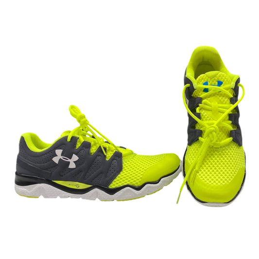 Under Armour, Micro G Optimum, Sport Shoes, Grey/Neon, For Men - view 2