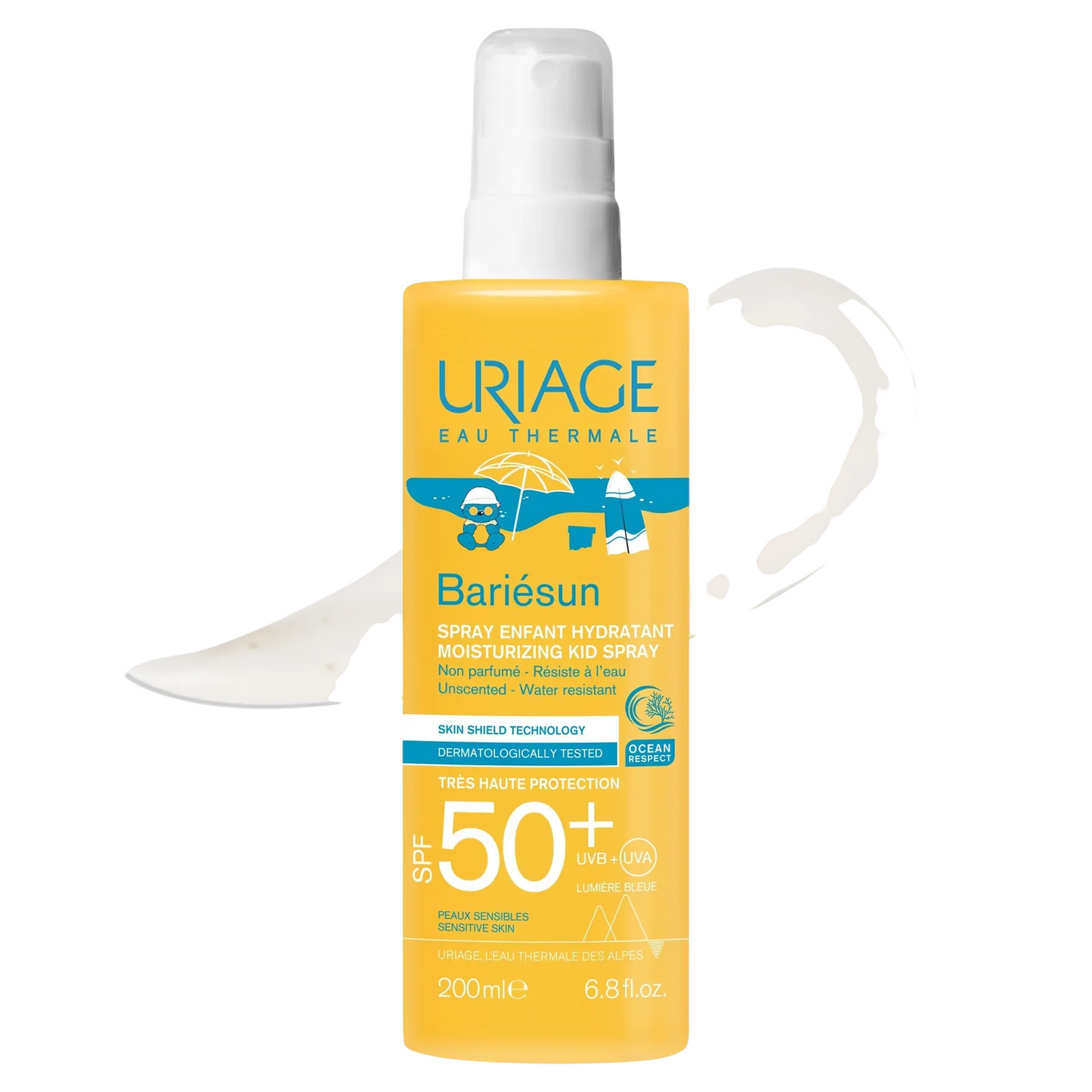 Uriage, Bariesun, Sun Protection, Sunscreen Spray, SPF 50+, 200 ml