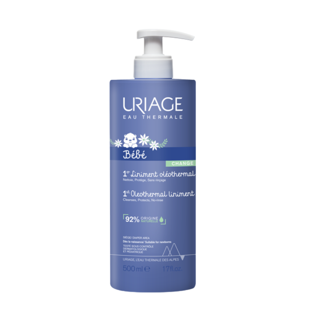 Uriage, Bebe, Hydrating & Gentle Cleansing, Cleansing Cream, 500 ml