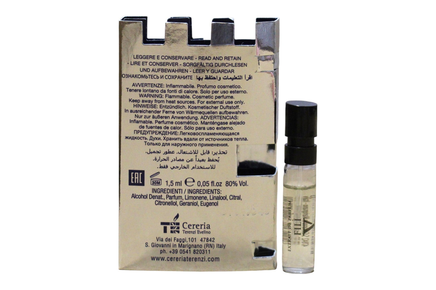 V Canto, Fili, Extrait De Parfum, Unisex, 1.5 ml *Vial