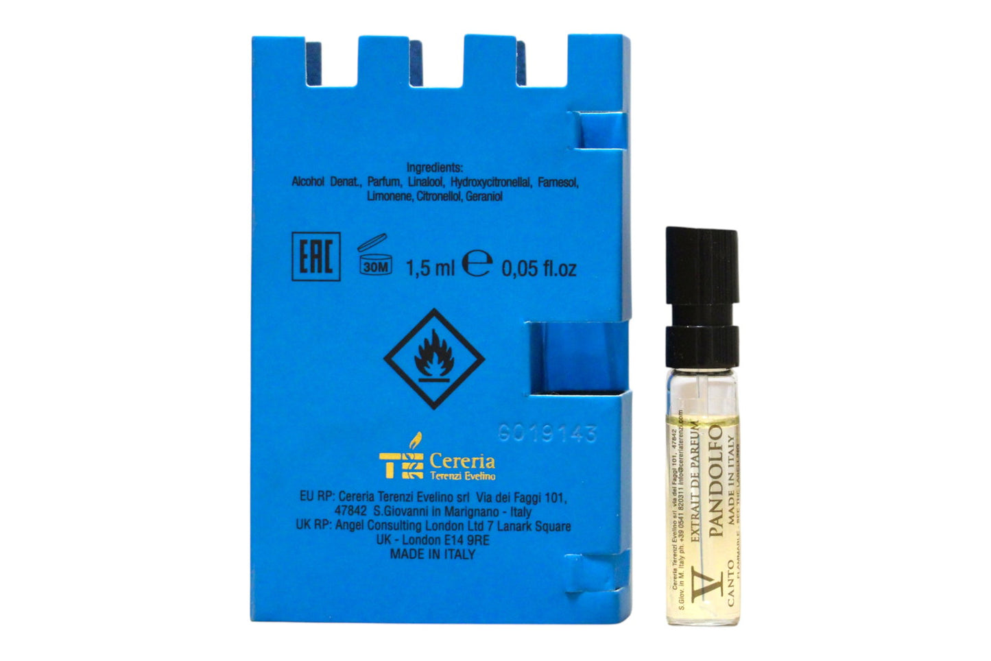 V Canto, Pandolfo, Extrait De Parfum, Unisex, 1.505 ml *Vial