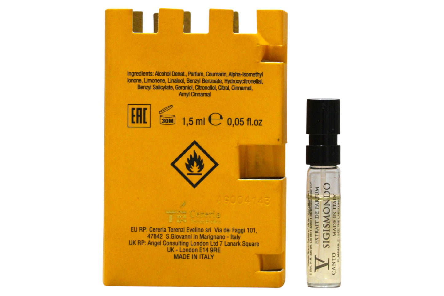 V Canto, Sigismondo, Extrait De Parfum, Unisex, 1.5 ml *Vial