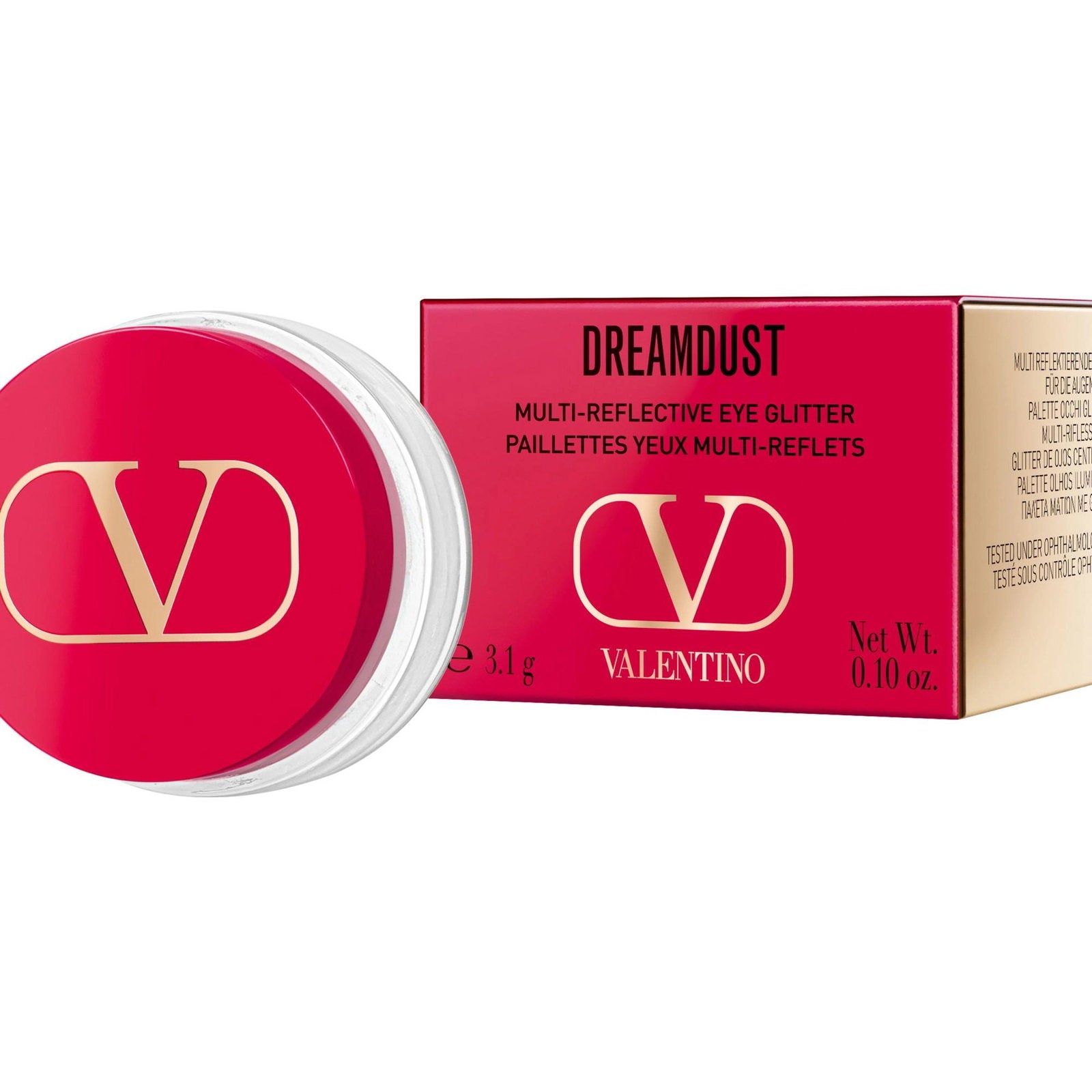 Valentino, Dreamdust, Loose Glitter Eyeshadow, 01, Silver, 3.1 g - view 2