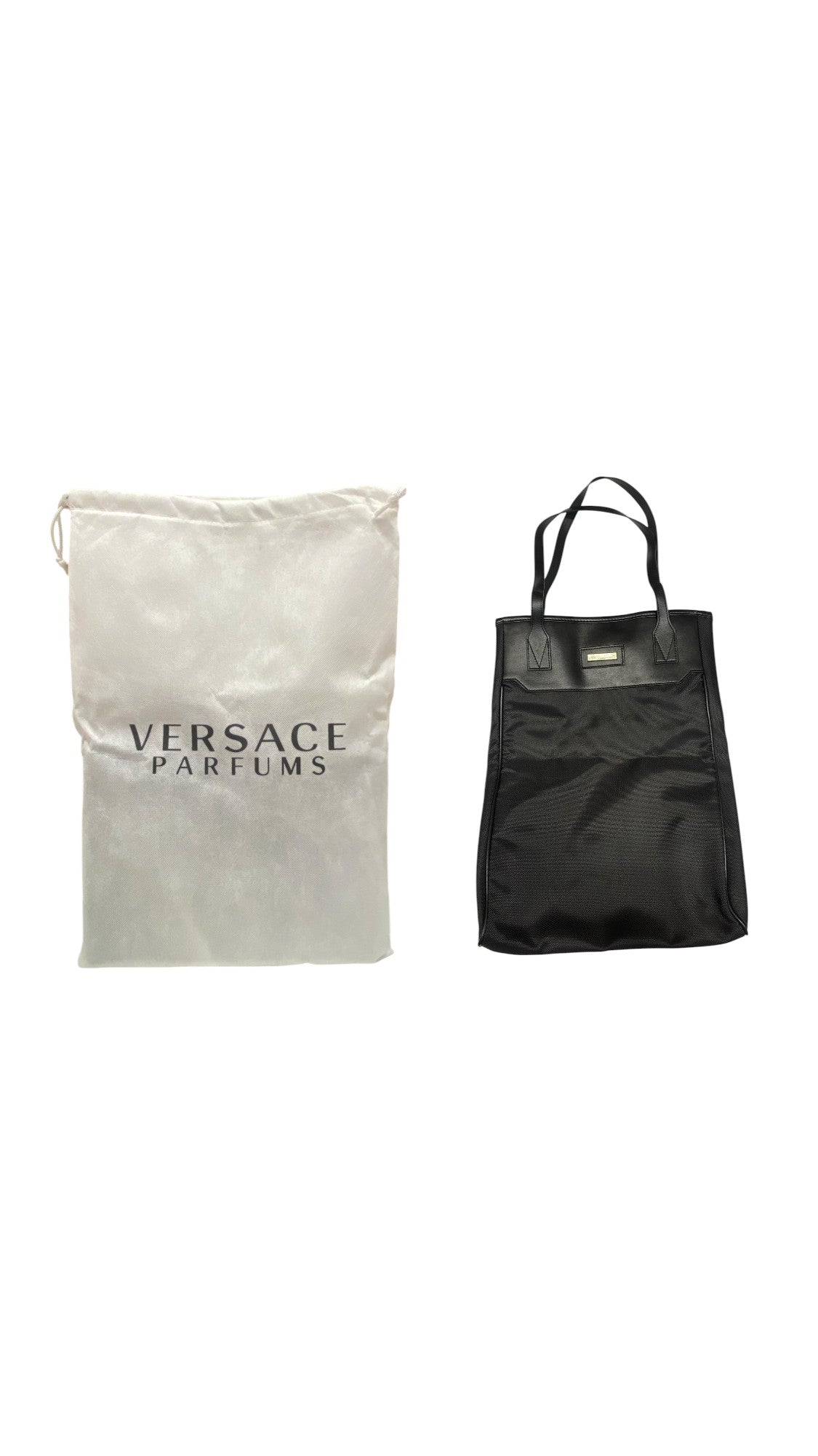 Versace, Versace, Textile Bag, Hand Tote, Black, For Women - view 2