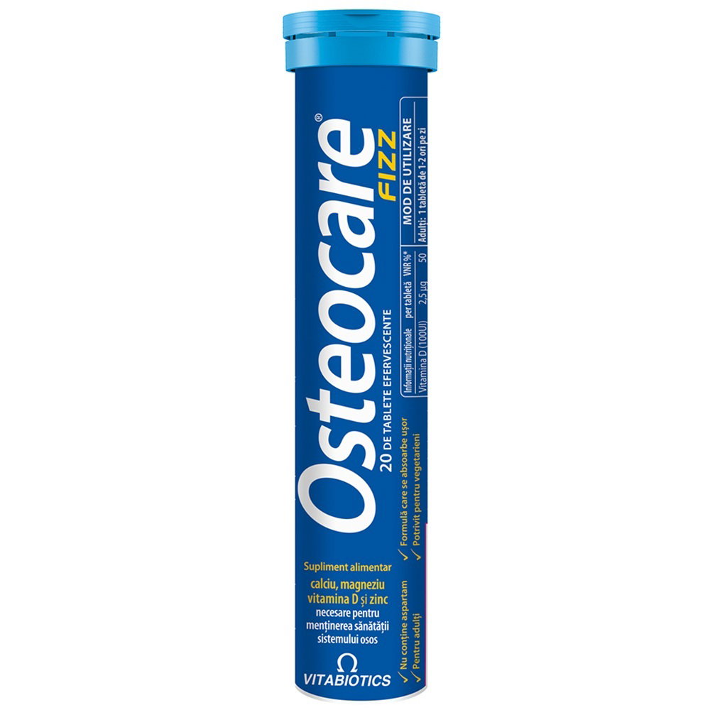 Vitabiotics, Osteocare, Effervescent Tablets, 20 pcs, 20 pcs
