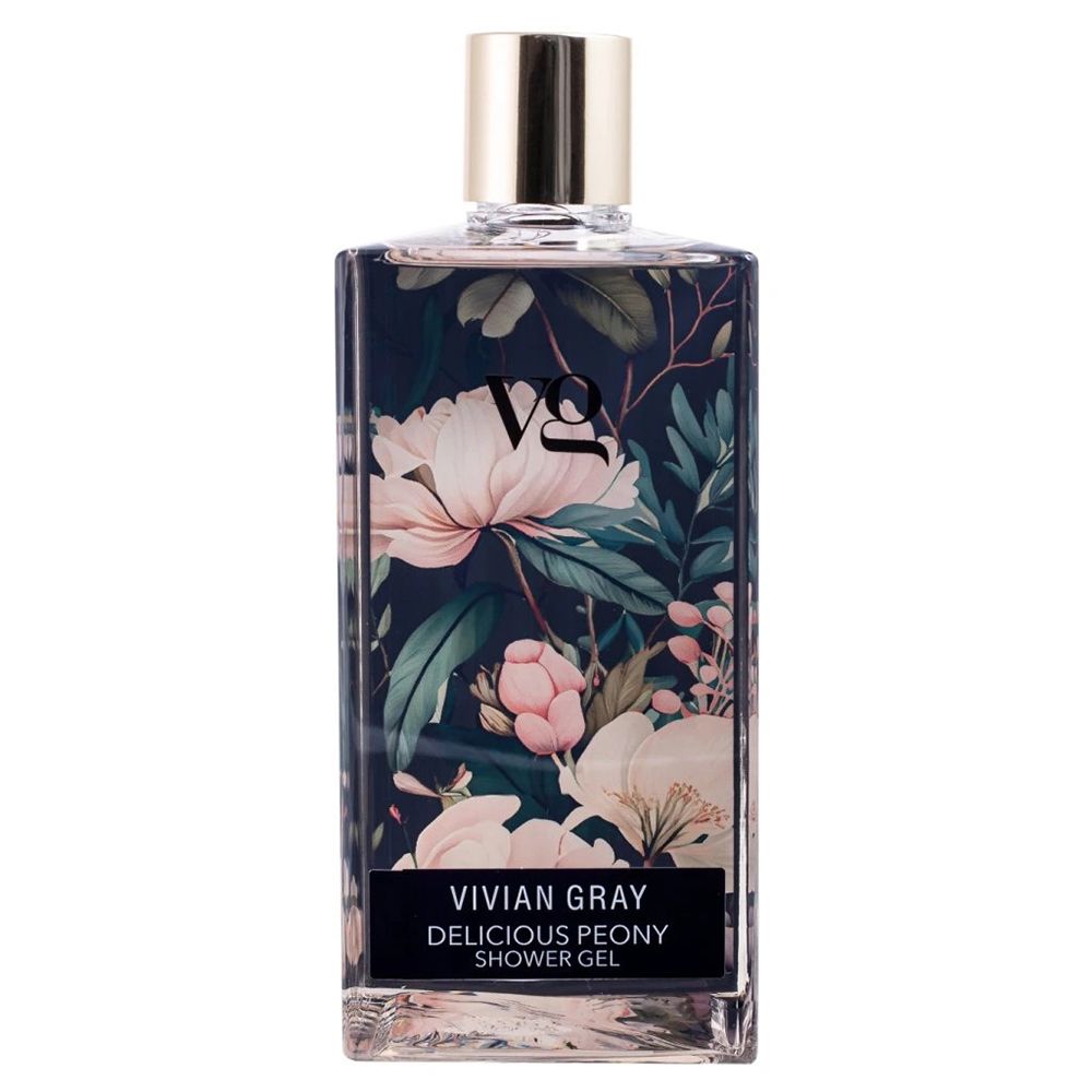 Vivian Gray, Delicious Peony, Cleansing & Hydrating, Shower Gel, For All Skin Types, 350 ml