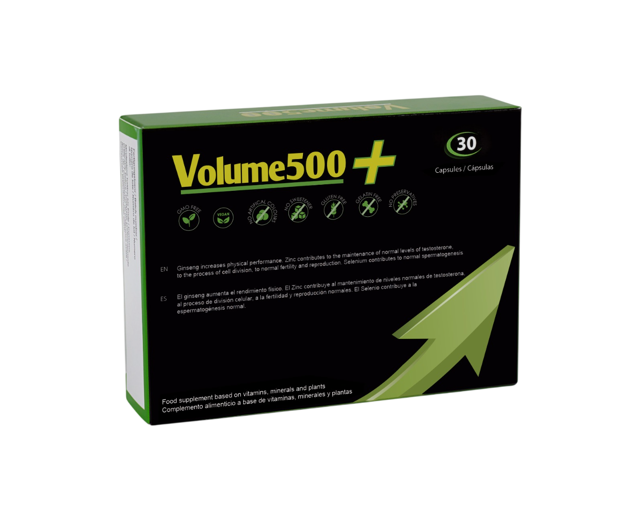 Volume500, Volume500, Improve Sperm Quality & Quantity, Capsules, 30 capsules