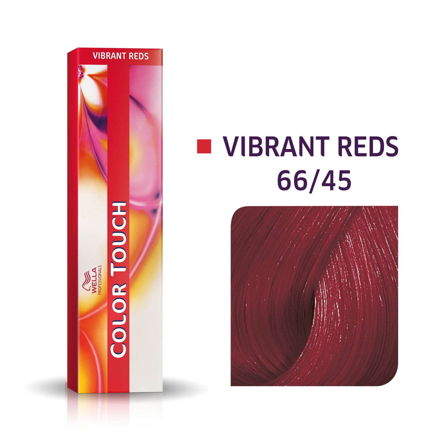 Wella Professionals, Color Touch, Ammonia-Free, Semi-Permanent Hair Dye, 66/45 Dark Intense Red Mahogany