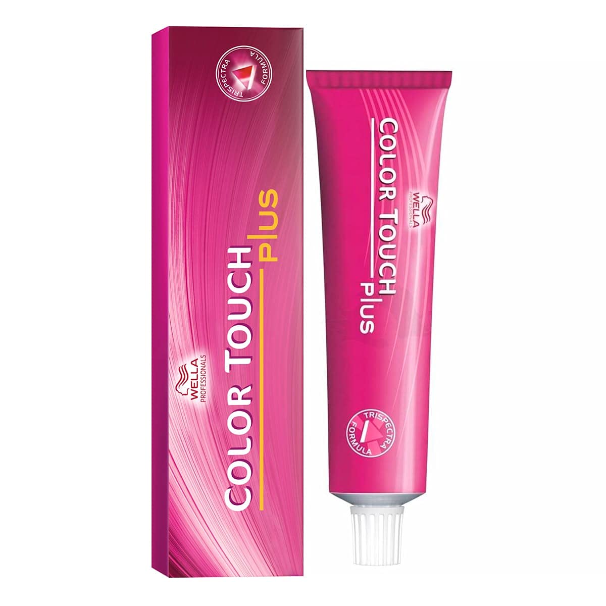 Wella Professionals, Color Touch Plus, Ammonia-Free, Semi-Permanent Hair Dye, 44/06 Intense Medium Natural