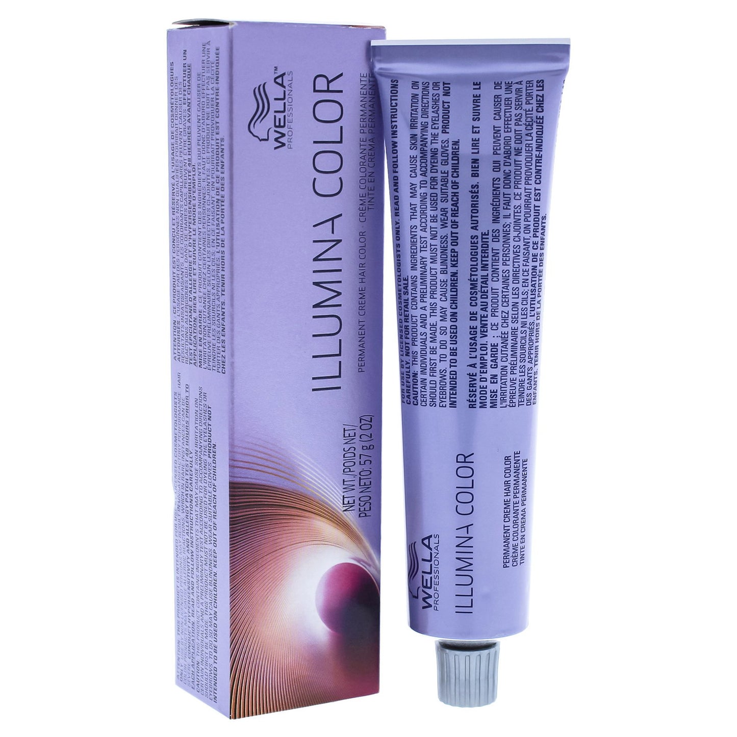 Wella Professionals, Illumina Color, Permanent Hair Dye, 8/37 Light Blond Golden Chestnut, 60 ml - view 4