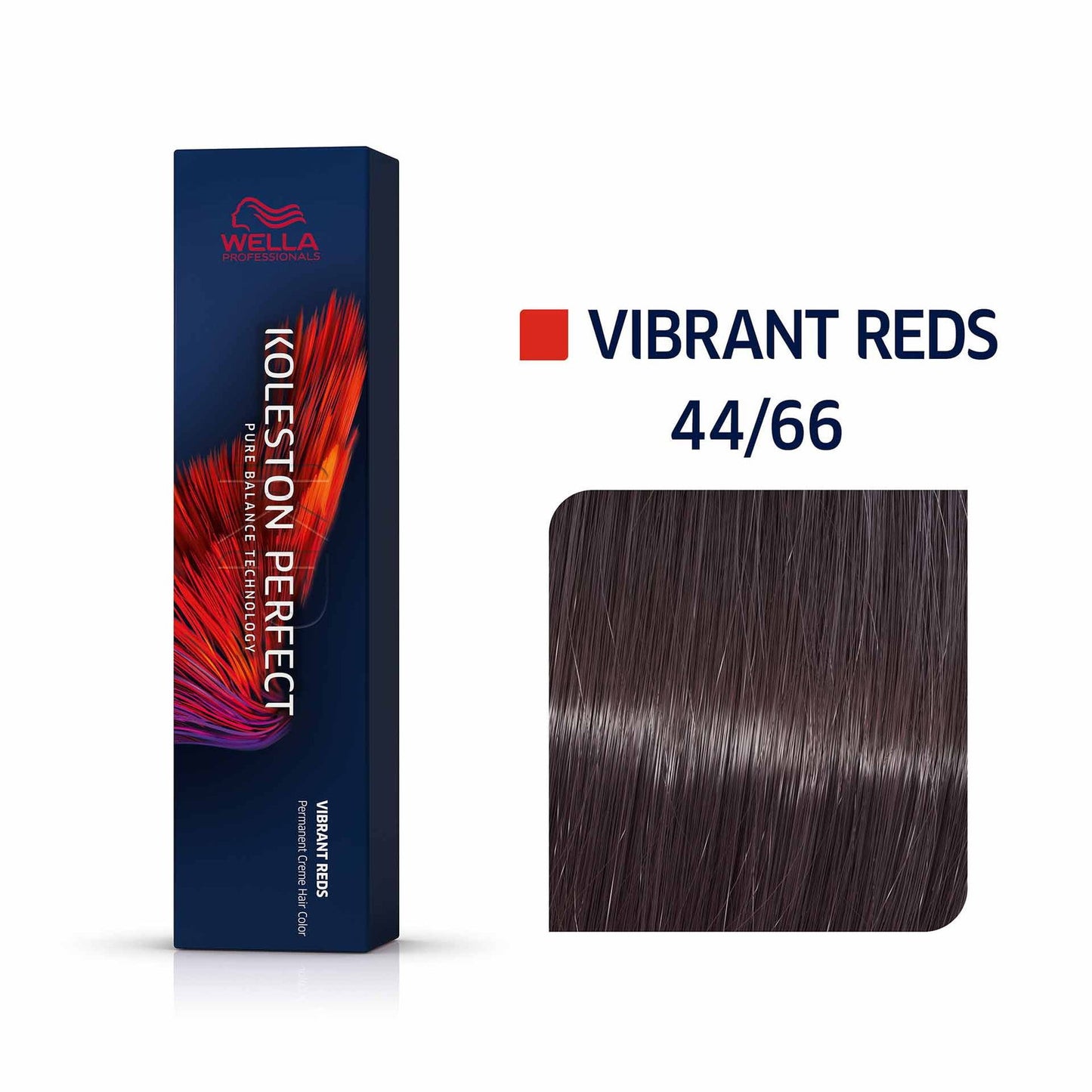 Wella Professionals, Koleston Perfect Me+, Permanent Hair Dye, 44/66 Medium Brown Intensive Violet Intensive